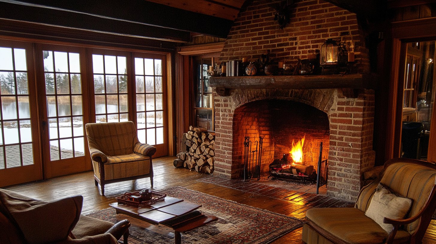 A_Rustic_Brick_Fireplace