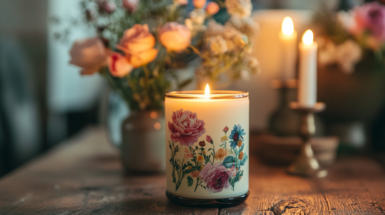 Aesthetic_Candles_with_Florals_on_the_Candle_Jar