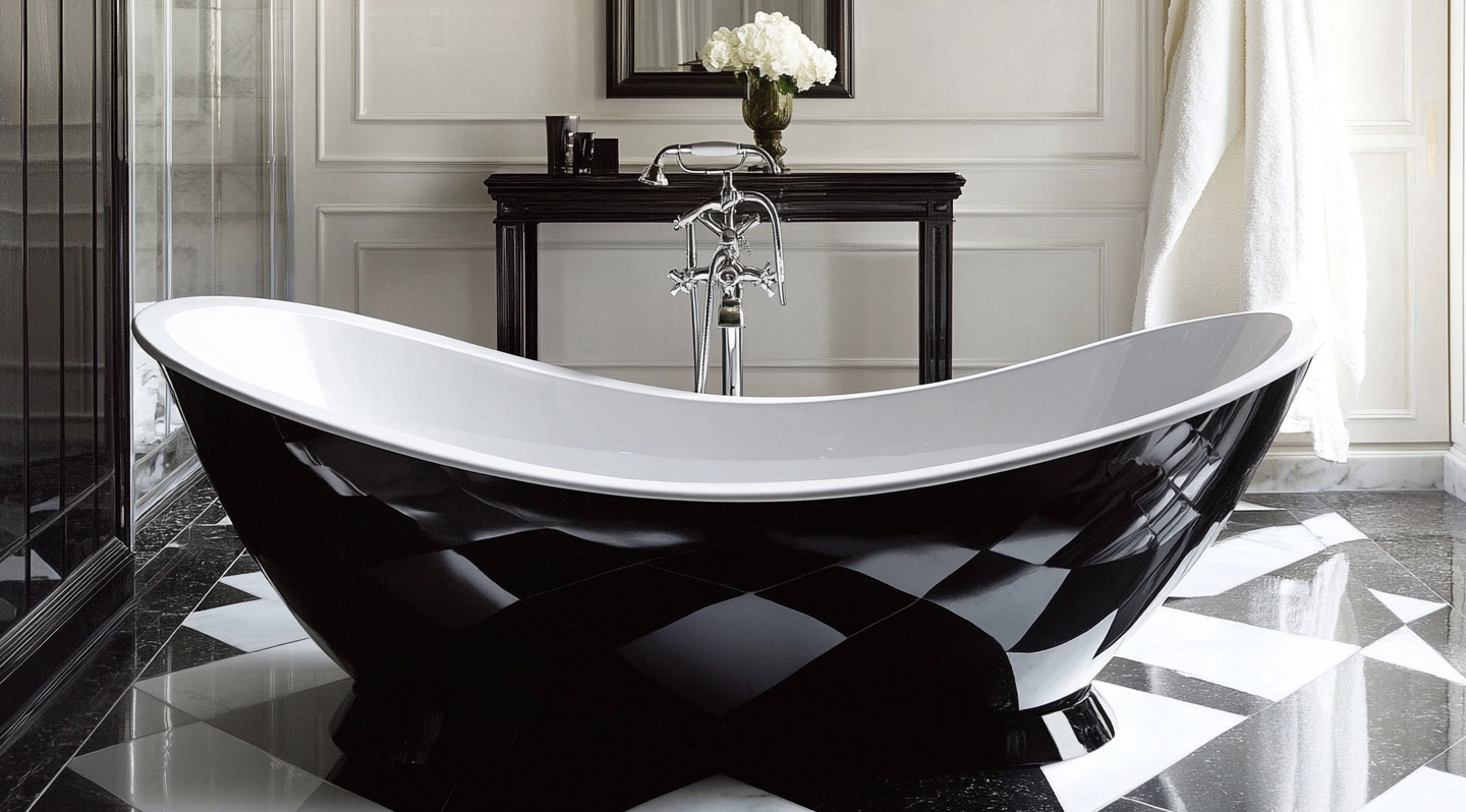 Black-and-White_Bathtub