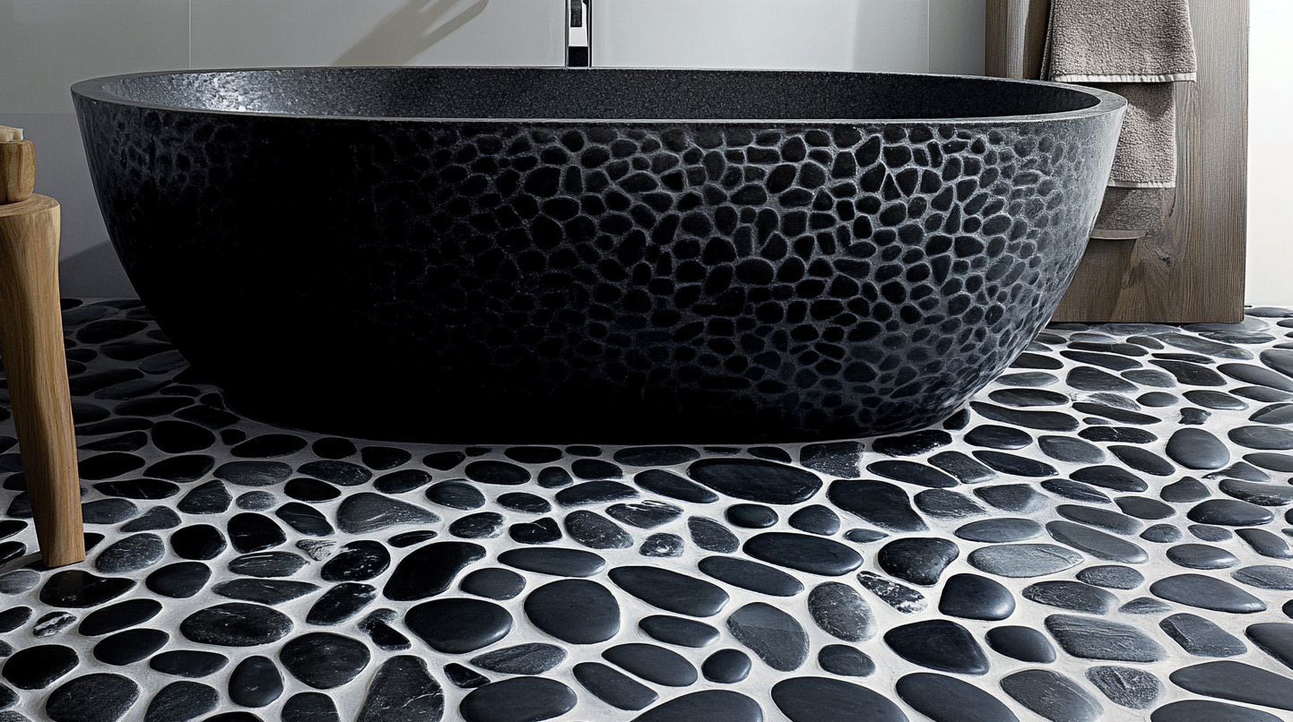 Black-and-White_Stone_Pebble_Flooring