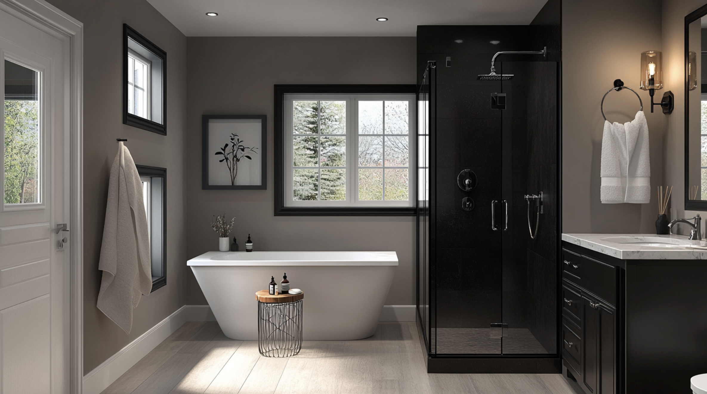 Black_Glass_Shower_Door