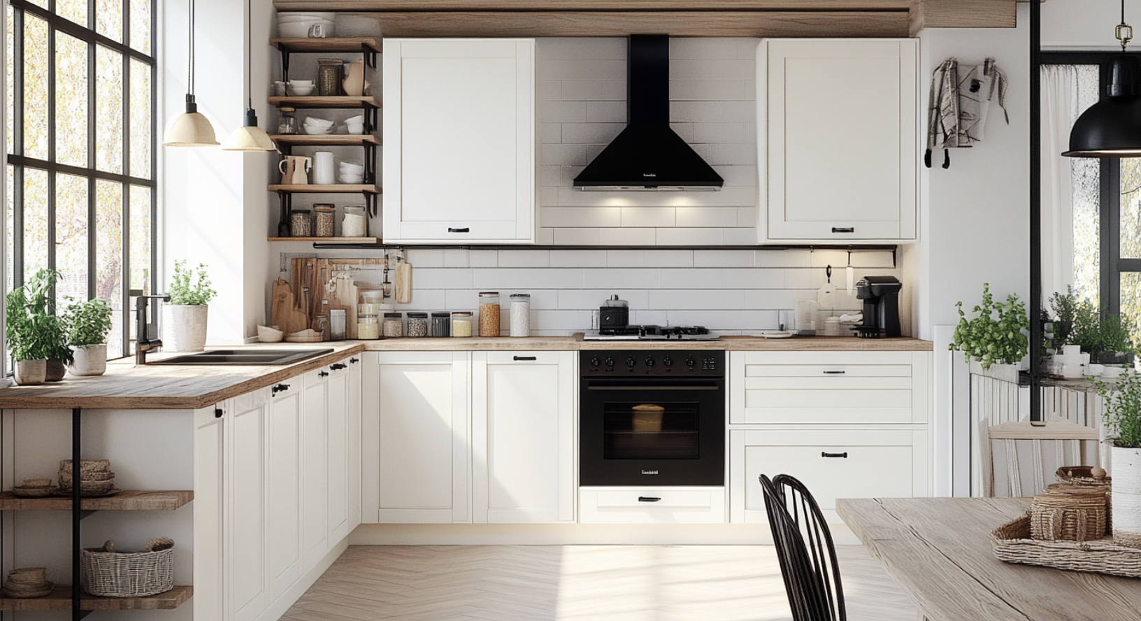 Black_Hardware_White_Cabinets_and_Subtle_Warm_Wood_Tones