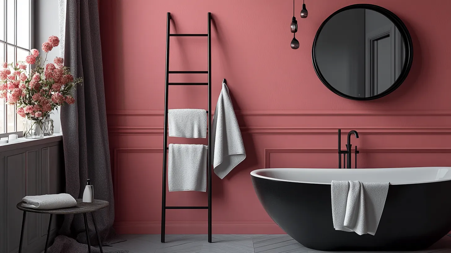 Black_Ladder_Towel_Rack