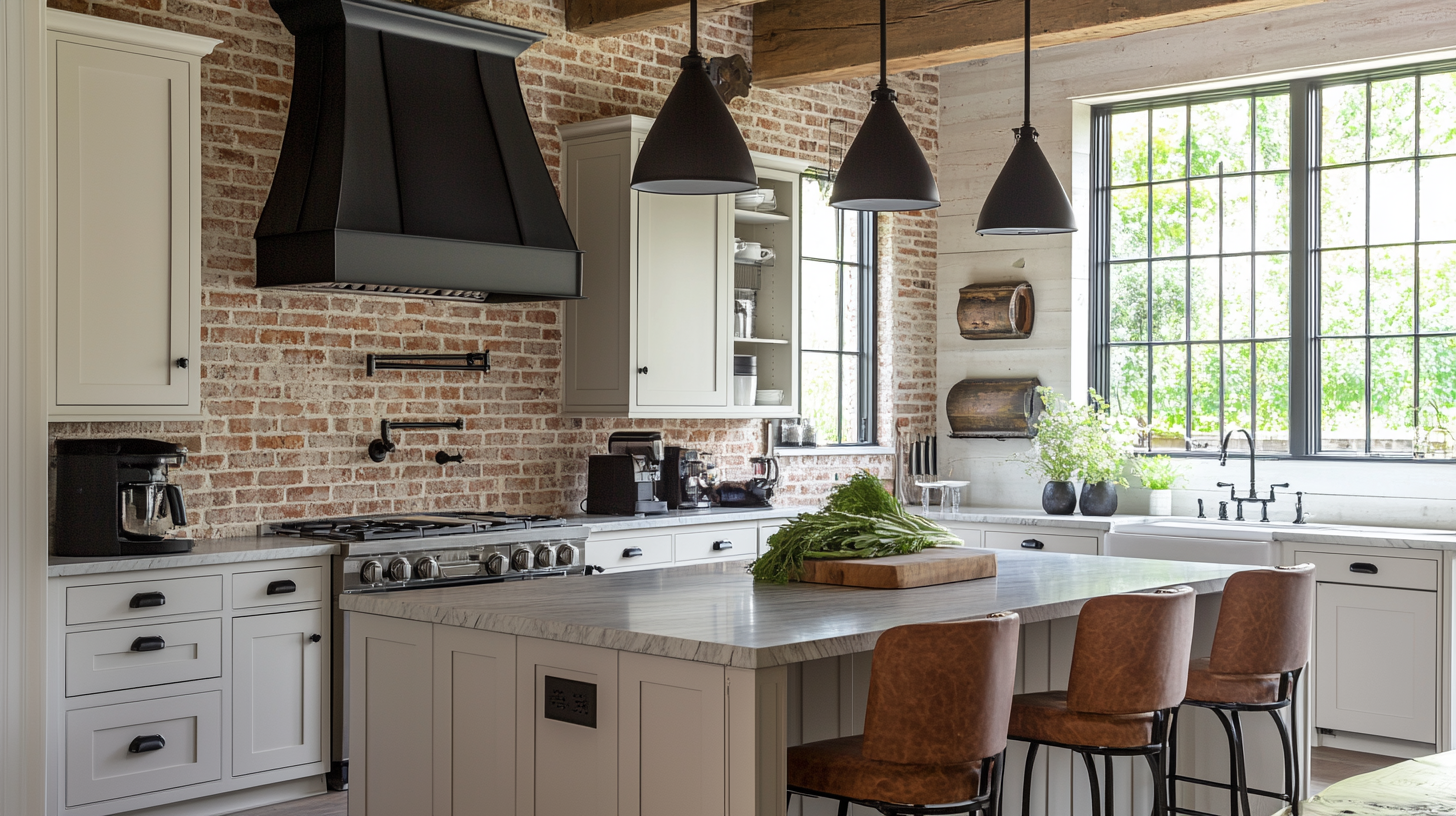 Black_Lamps_on_Red_Brick_Backsplash