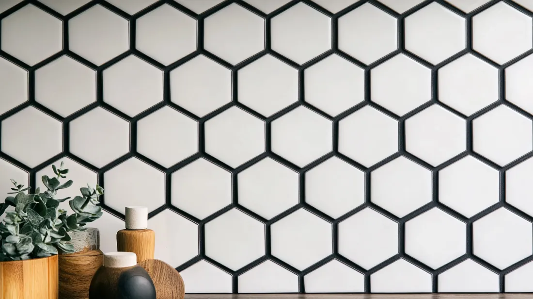 Geometric_Hexagon_White_Tiles_with_Striking_Black_Grout