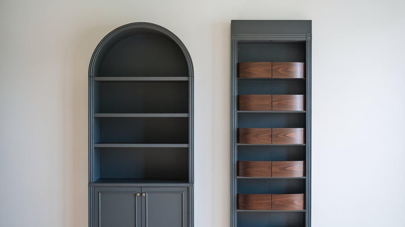 Grooved_Wood_Arch_Bookcase