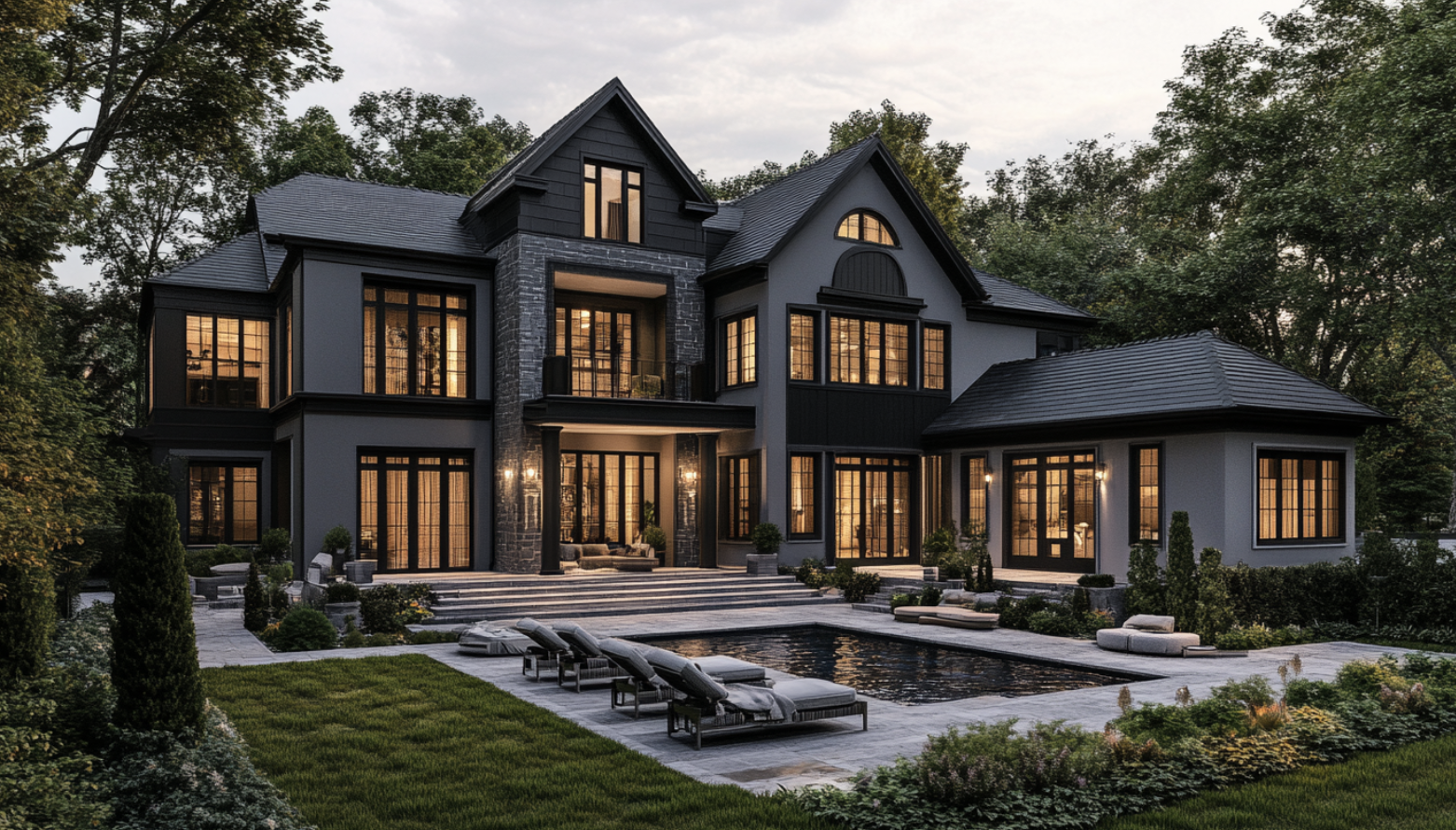 Luxury_Grey_Residence_with_Black_Highlights