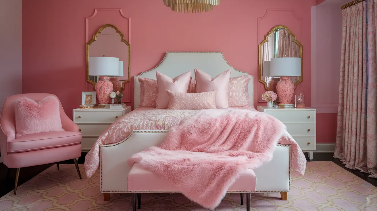 Pink_Faux_Fur_Throws_and_Pillows