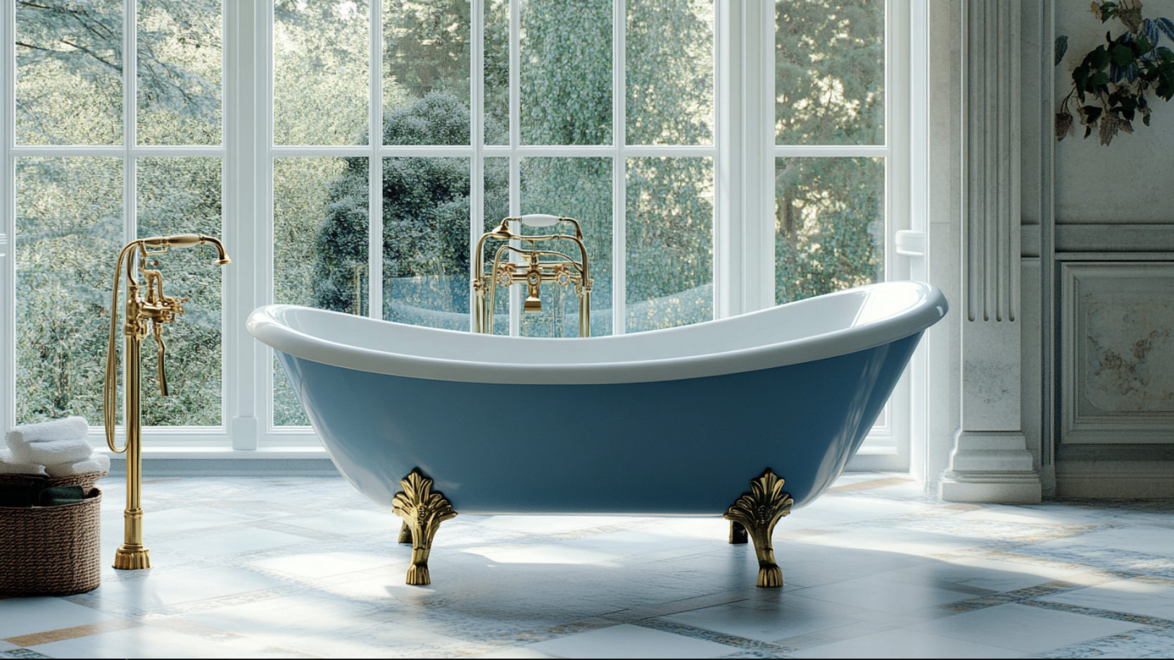 Retro_Blue_Freestanding_Bathtub