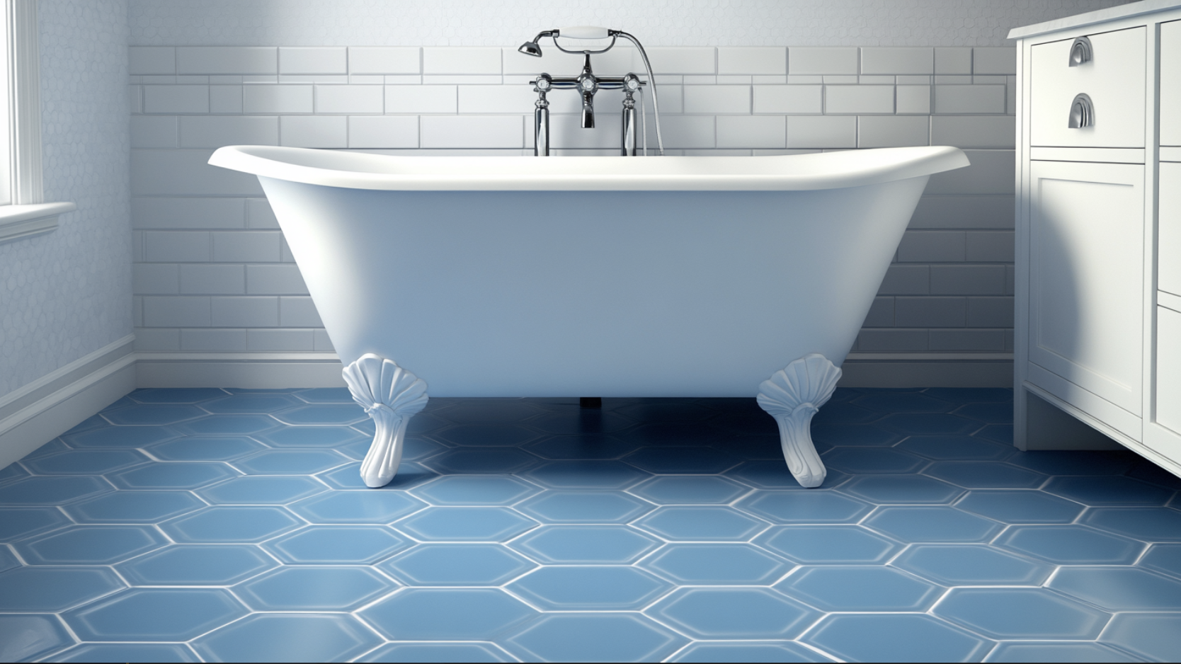 Retro_Blue_Hexagon_Floor_Tiles