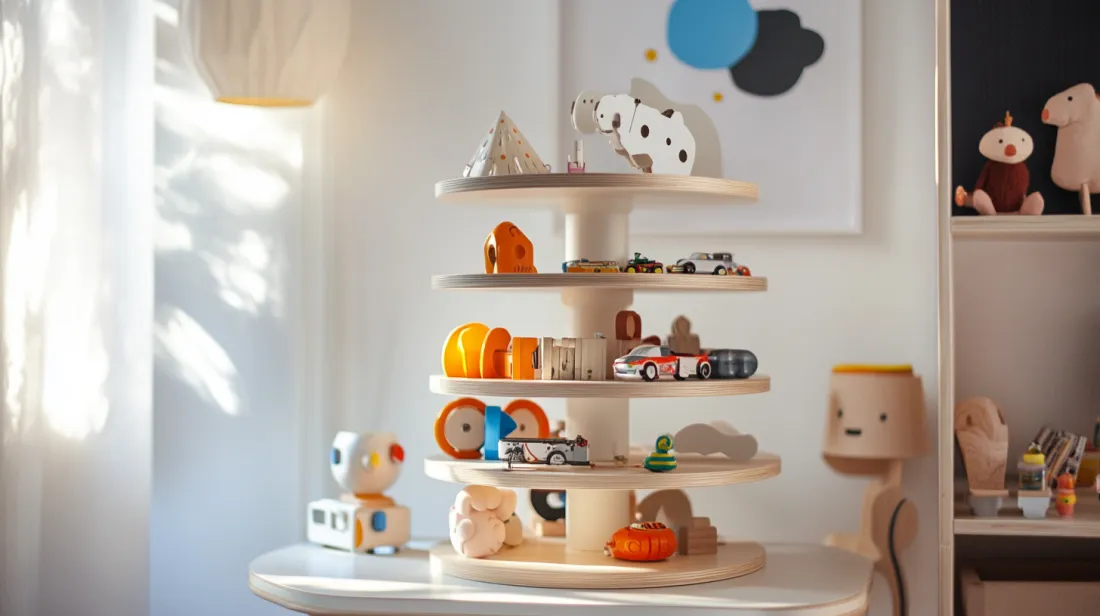 Rotating_Toy_Shelf_Tower