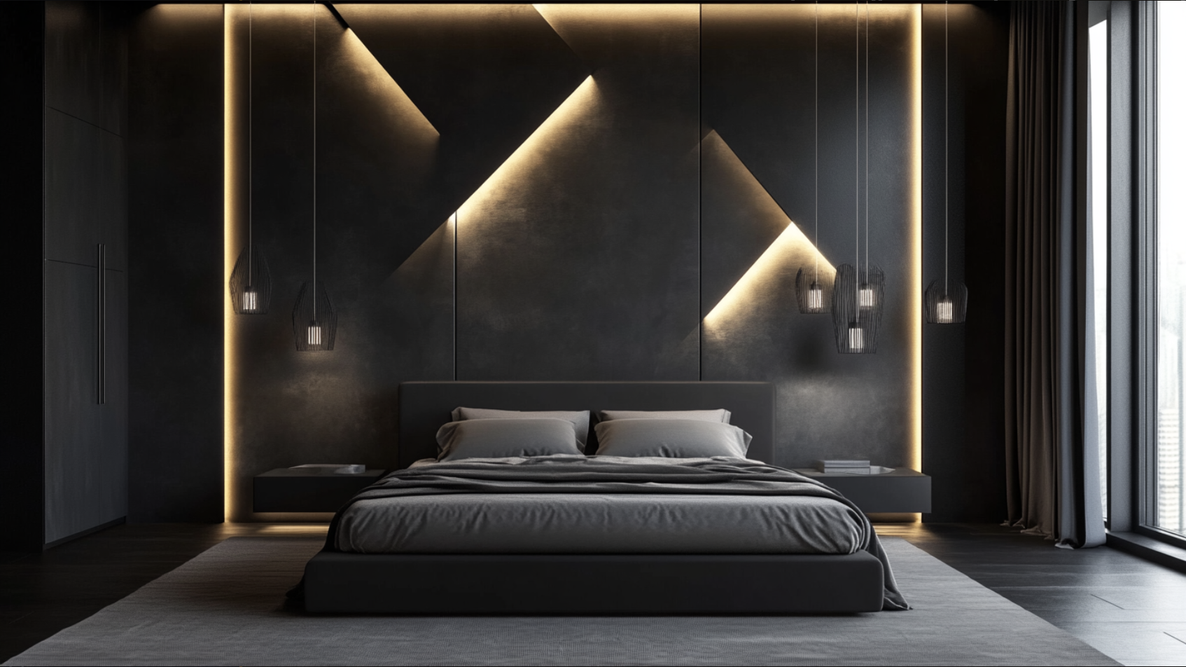 Sculptural_Black_Wall_Lights