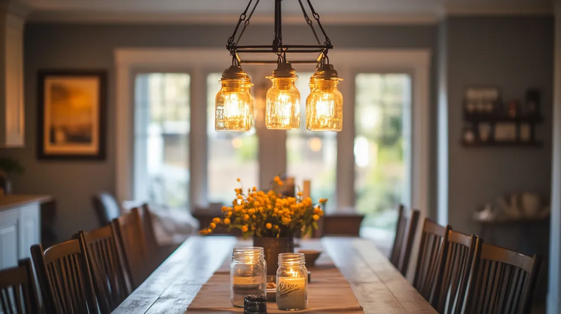 Statement_Chandelier_with_Mason_Jars