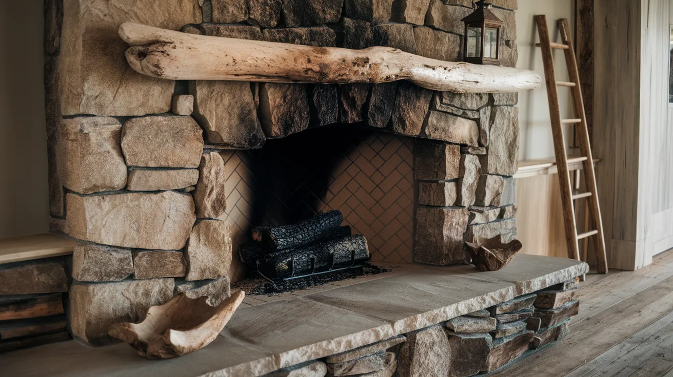 Stone_Fireplace_with_Driftwood_Mantel