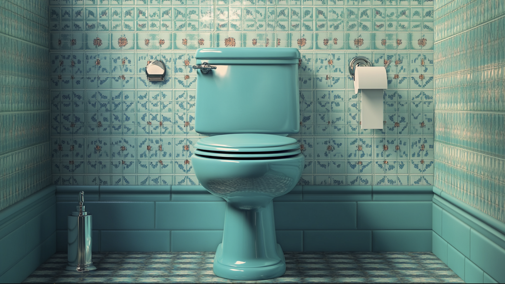 Turquoise_Blue_Retro_Toilet