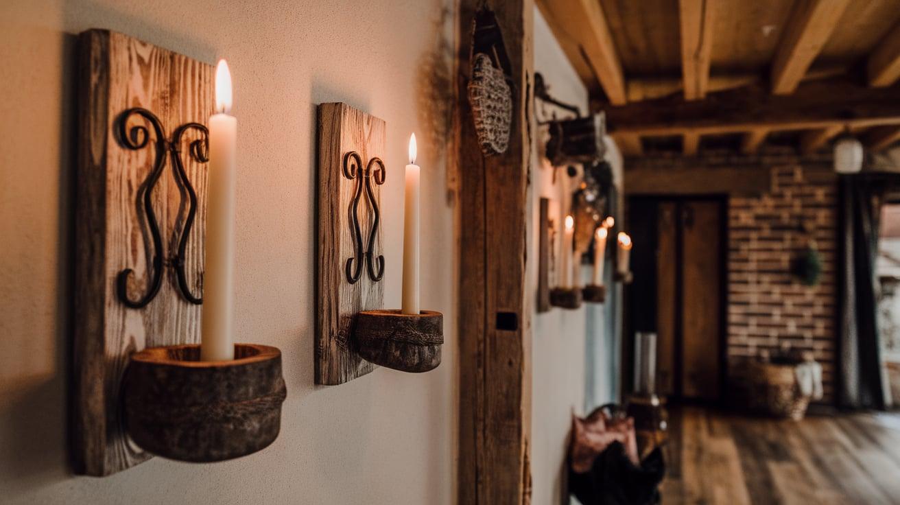 Use_Candle_Sconces_for_A_Rustic_Vibe