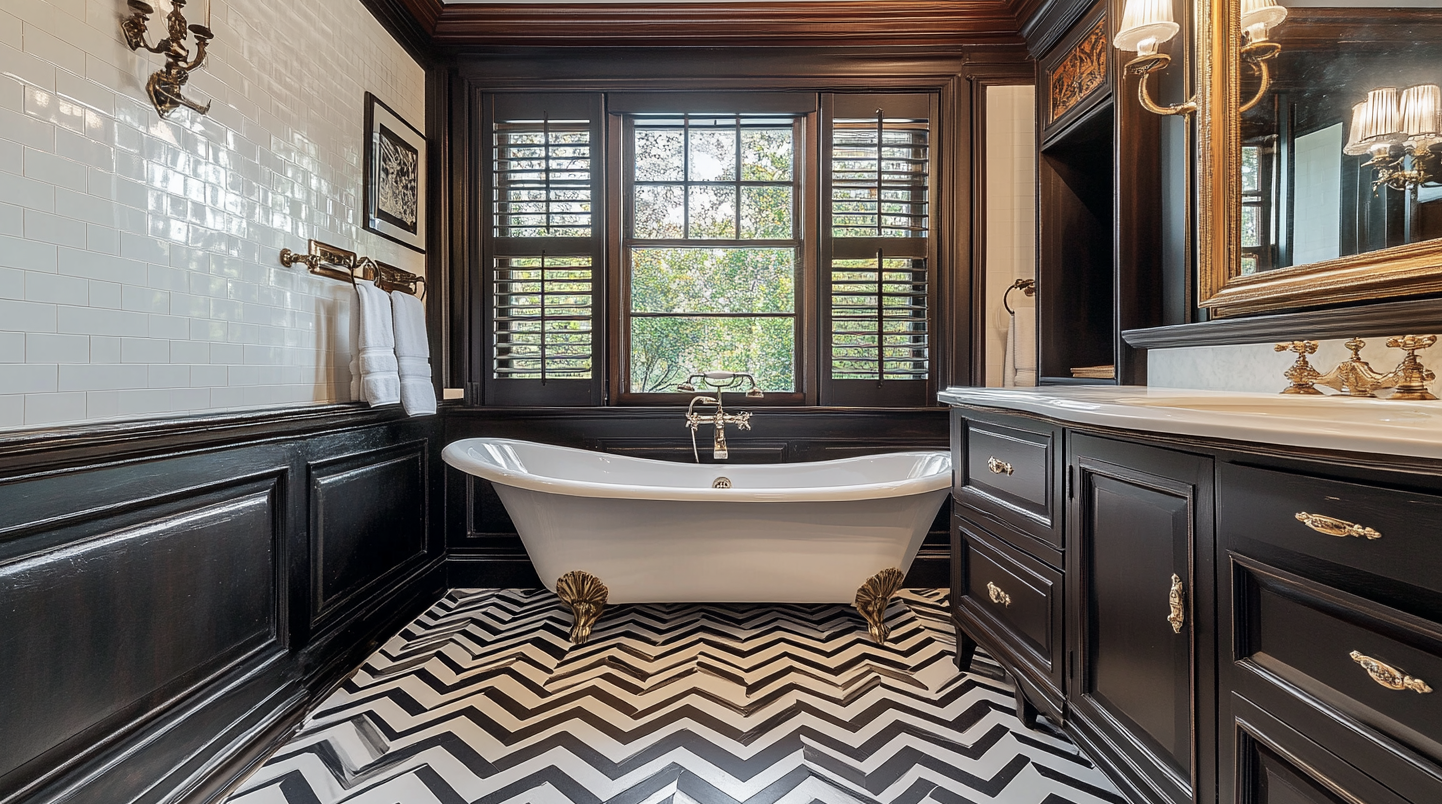 Victorian_Bathroom_with_Chevron_Tile_Pattern