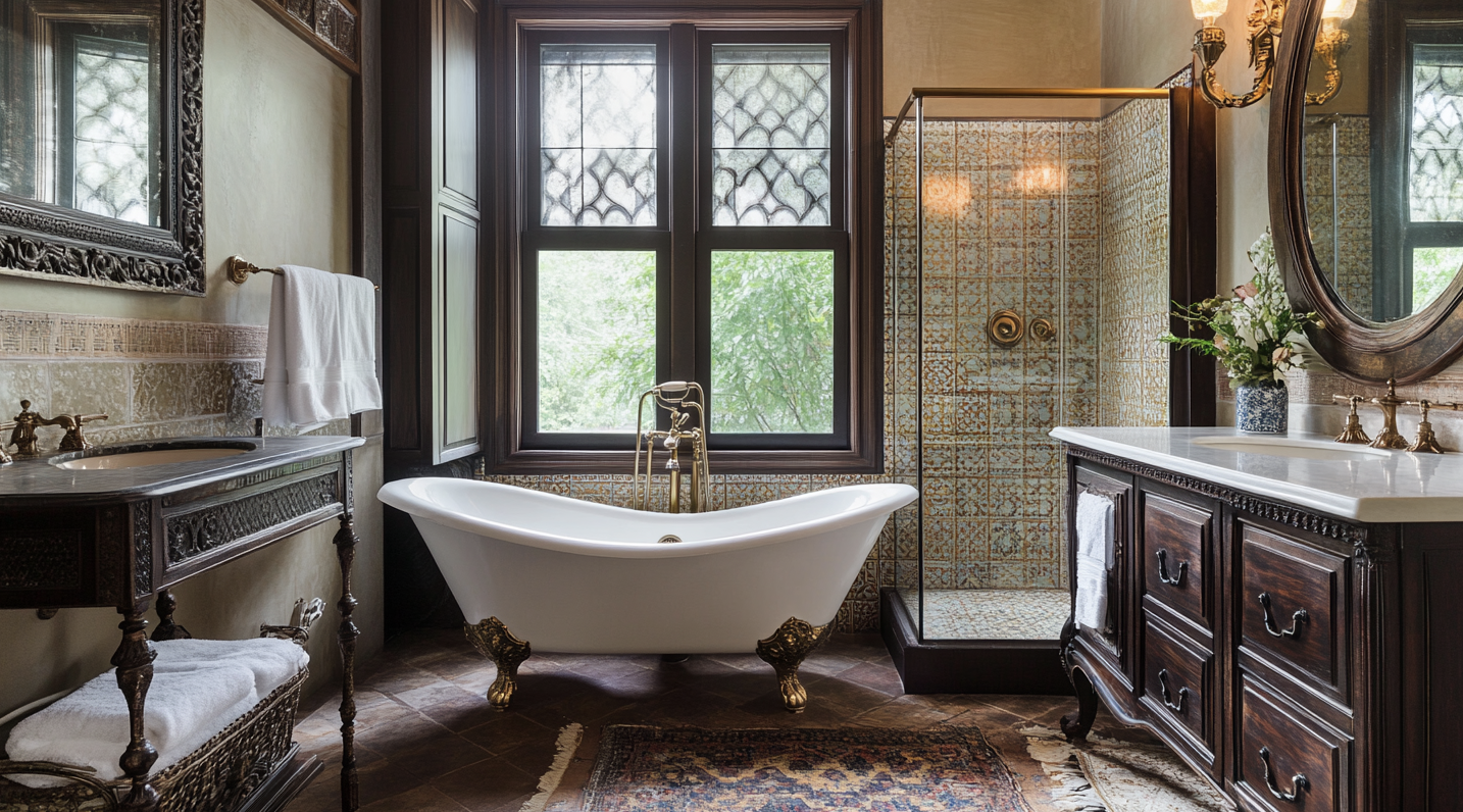 Victorian_Bathroom_with_Freestanding_Shower_and_Moroccan_Tiles