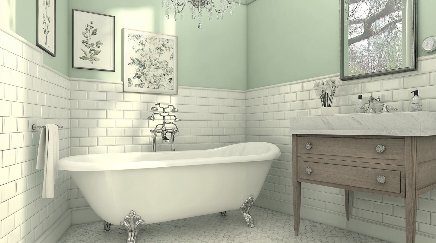 Victorian_Bathroom_with_Tiled_Half-Walls_and_Freestanding_Tub