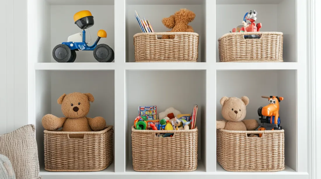 Wicker_Baskets_in_Open_Bookcases