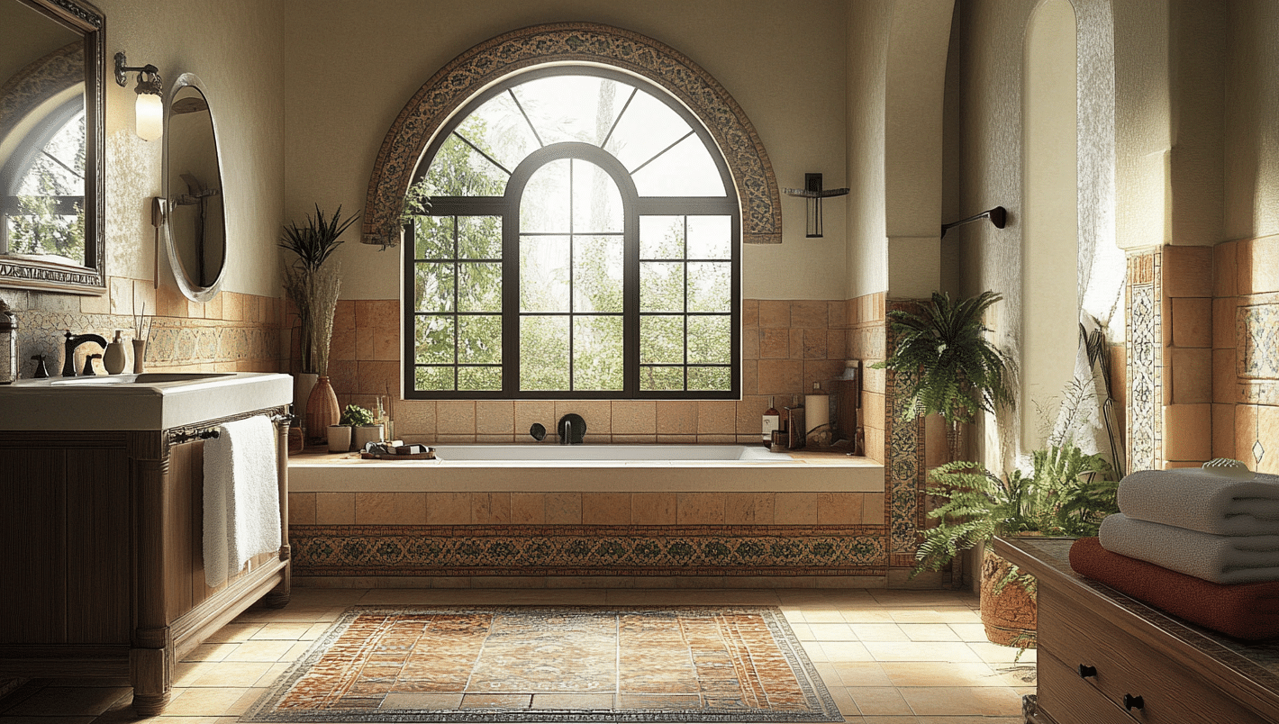 Arched_Window_Frames_and_Patterned_Tiles