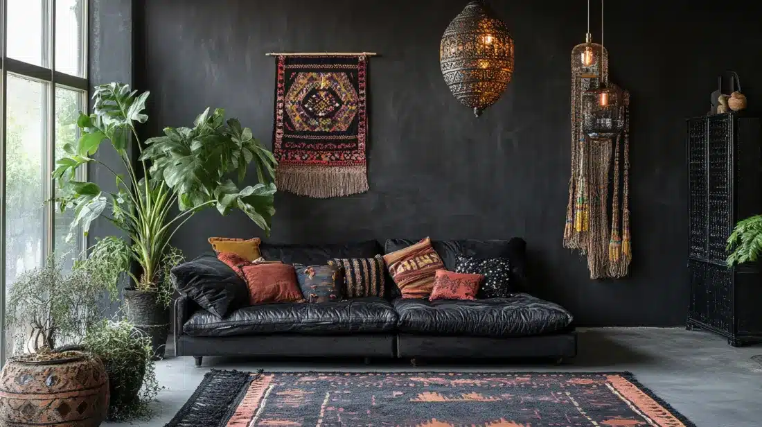 Black_Bohemian_Living_Room