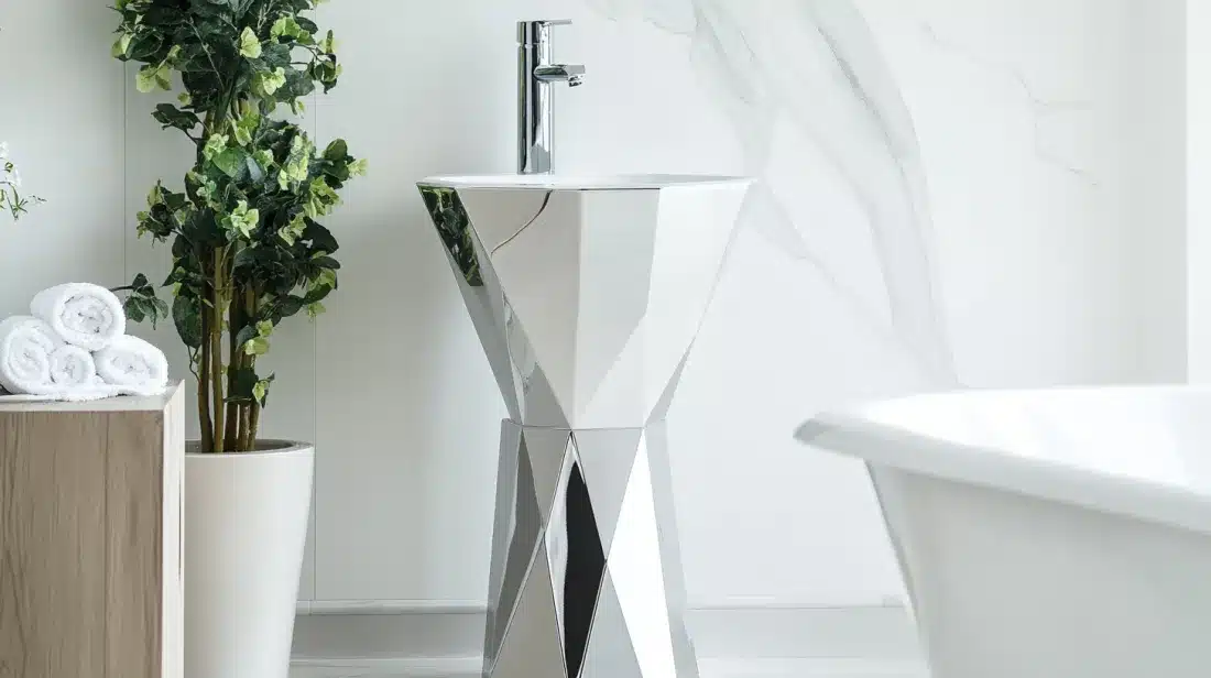 Chrome_Pedestal_Sink