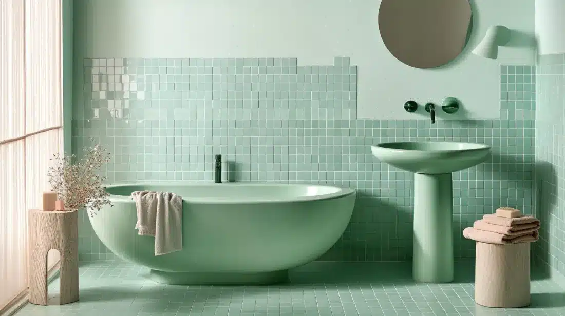 Colored_Tub__Sink_Set