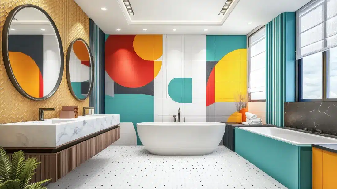 Floor-to-Ceiling_Geometric_Mural