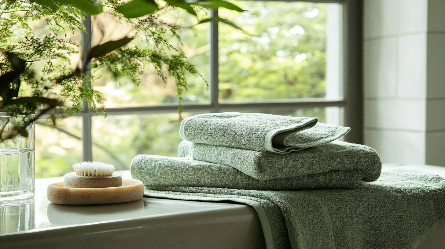 Green_Linen_Towels