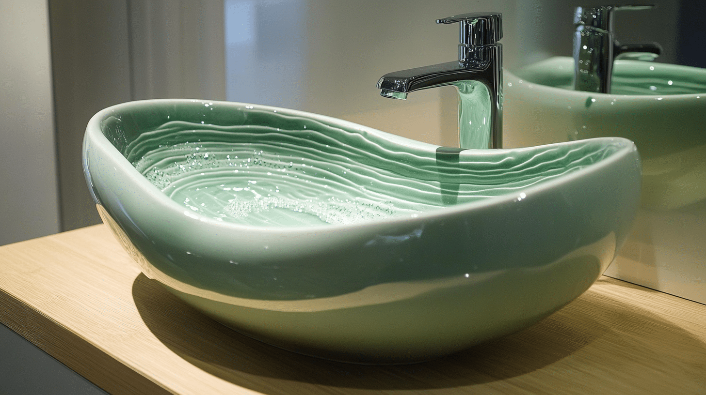 Green_Porcelain_Sink