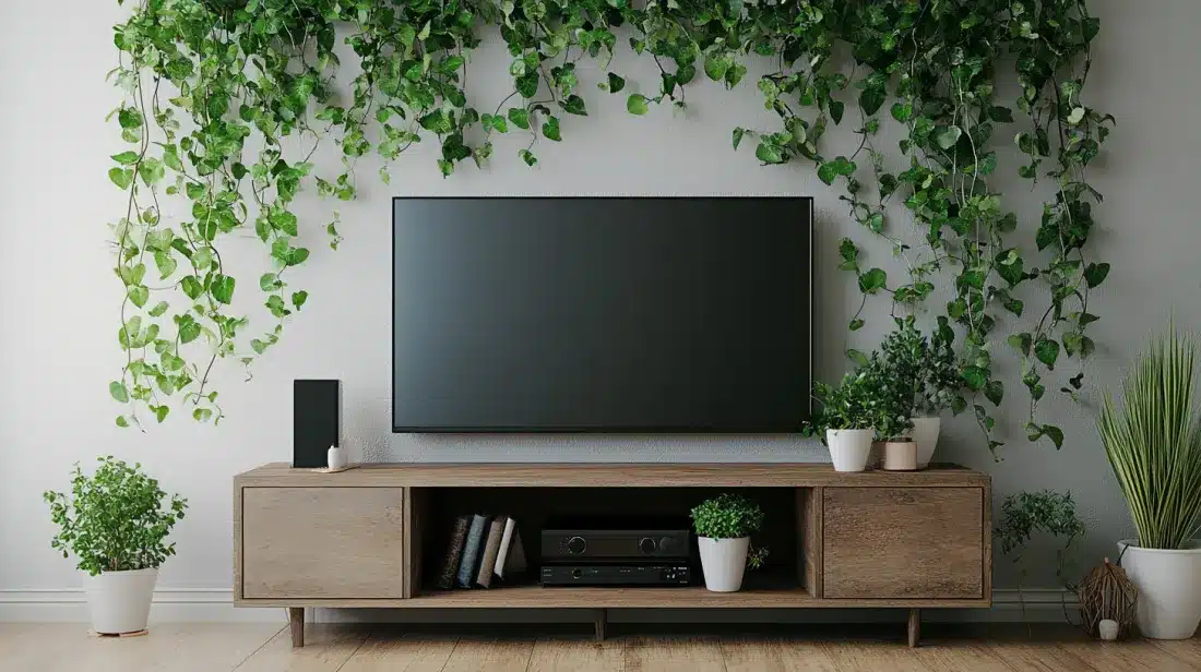 Greenery_to_TV_Stand