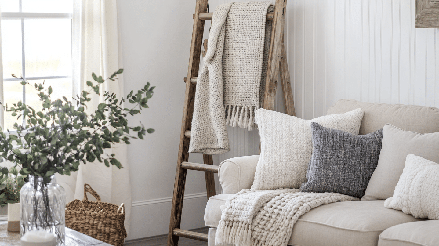 Ladder-Style_Blanket_Rack