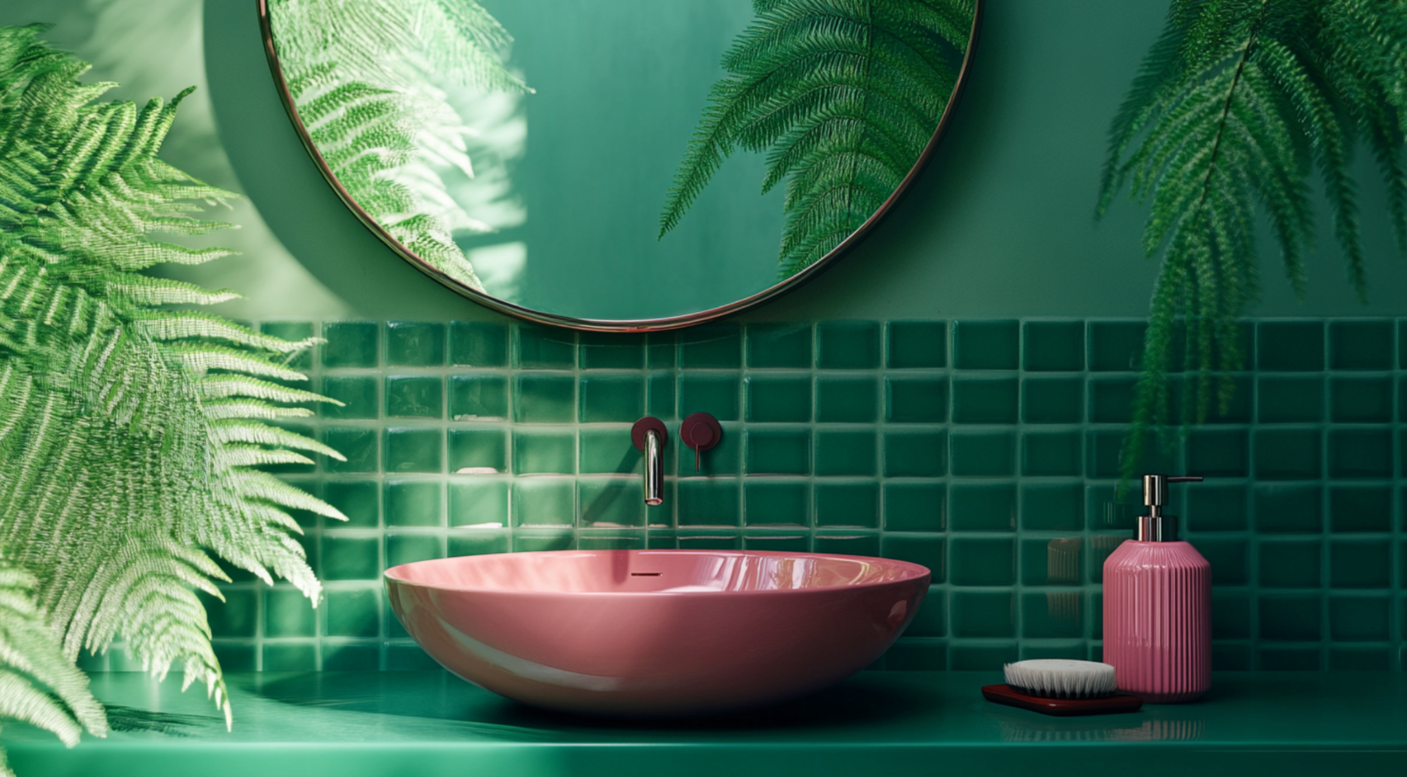 Pink_Basin_in_a_Green_Retreat