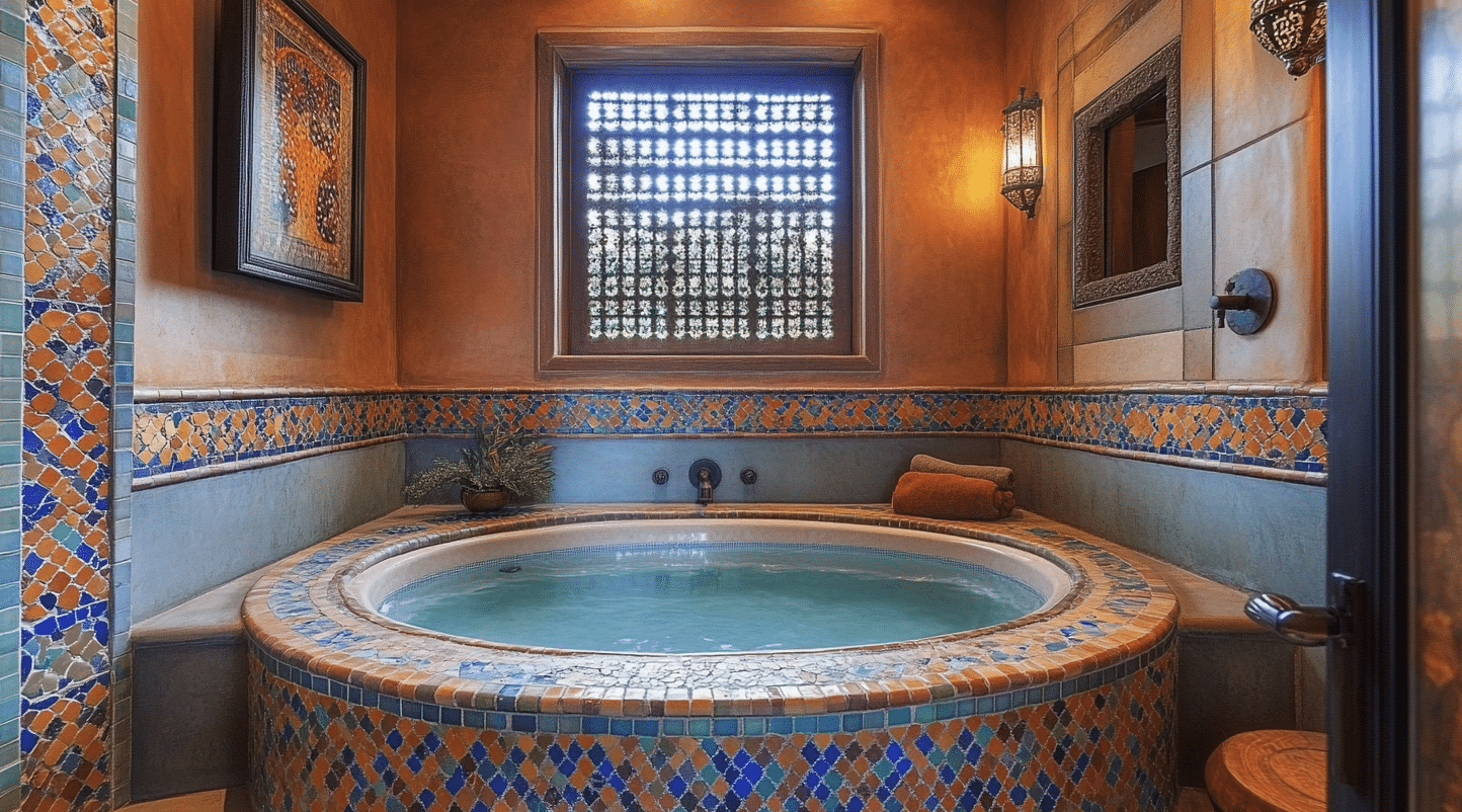 Round_Sunken_Tub_with_Mosaic_Border