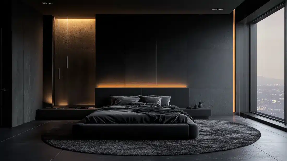 Sculptural_Black_Bedroom