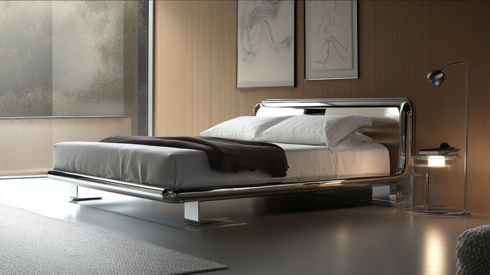 Steel_and_Glass_Frame_Bed