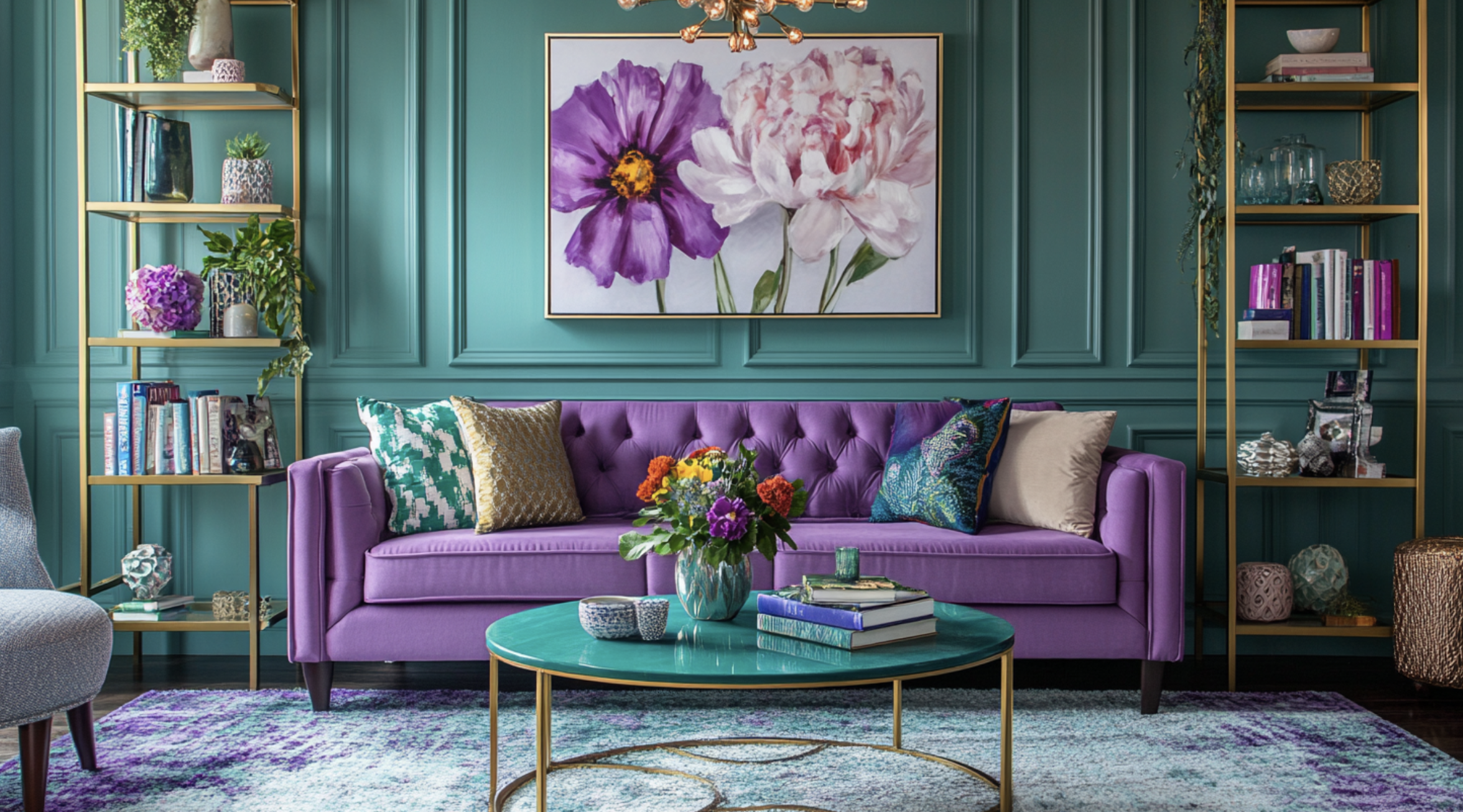 Teal_Wall_with_Purple_Seating