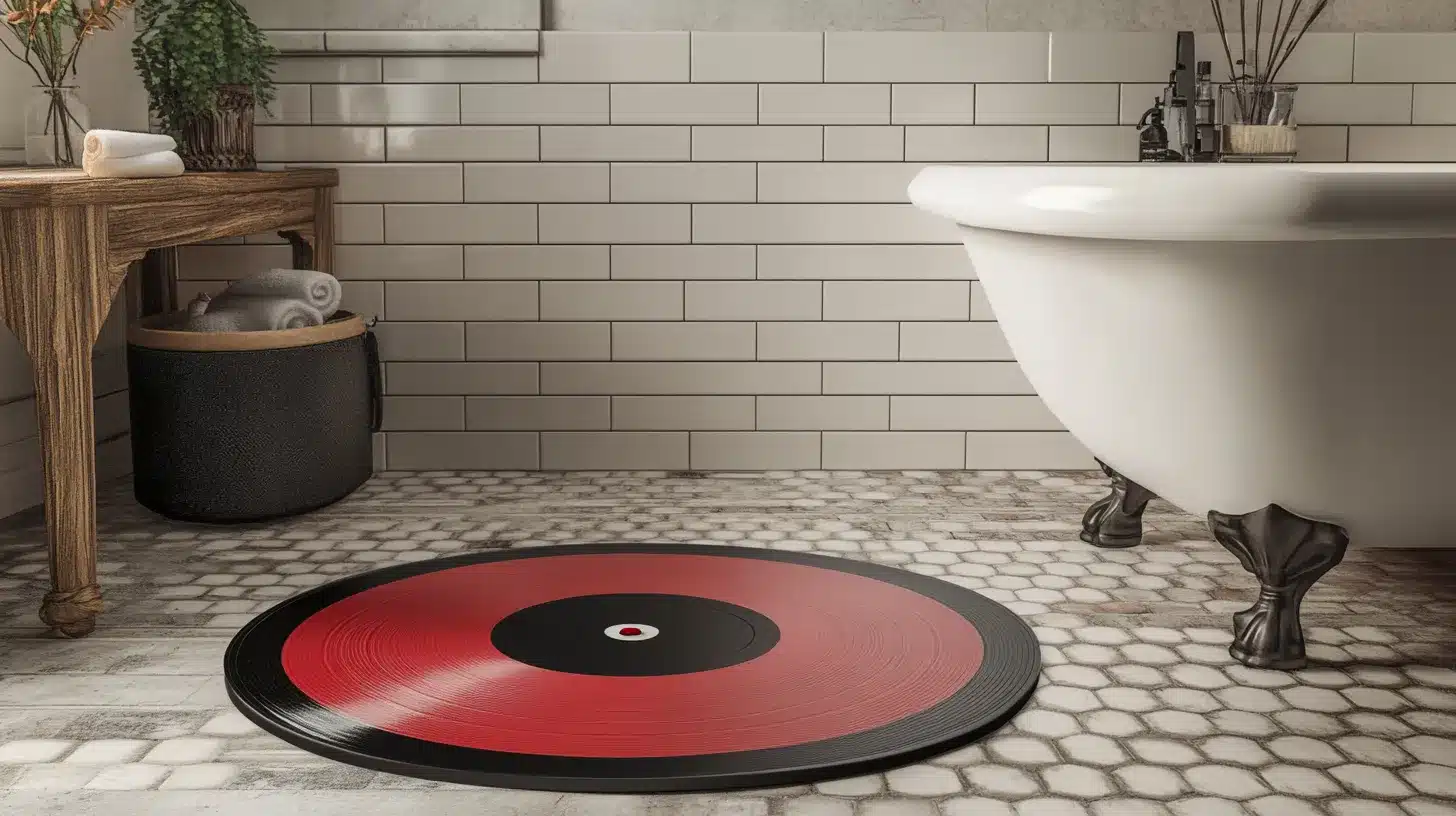 Vinyl_Record_Shower_Mat