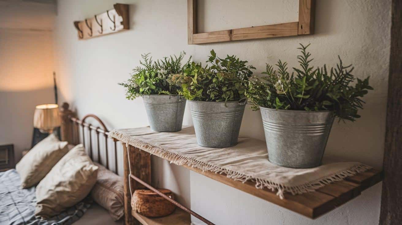 Charming_Zinc_Bucket_Planters