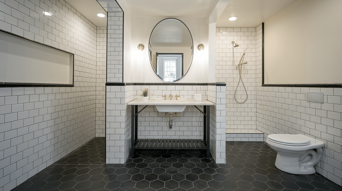 Black_and_White_Tile_Basement_Bathroom