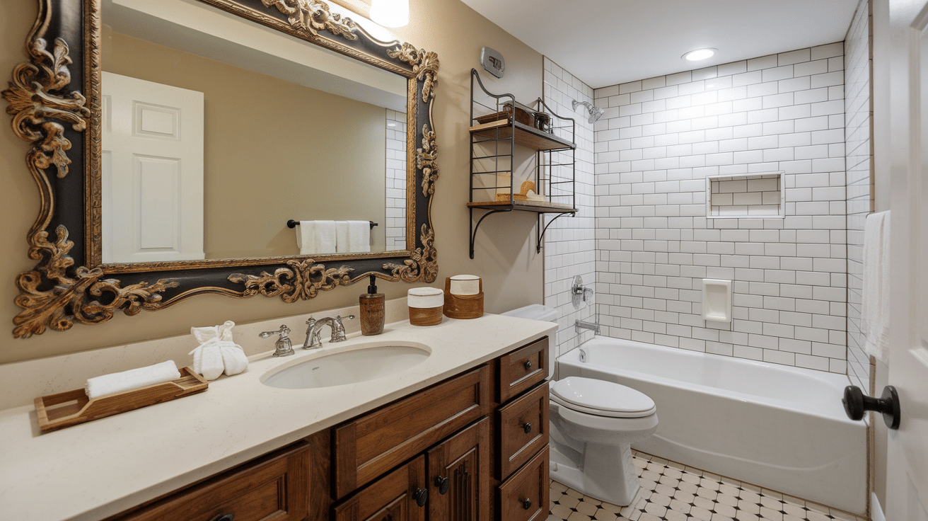 Bold_Statement_Mirror_Basement_Bathroom