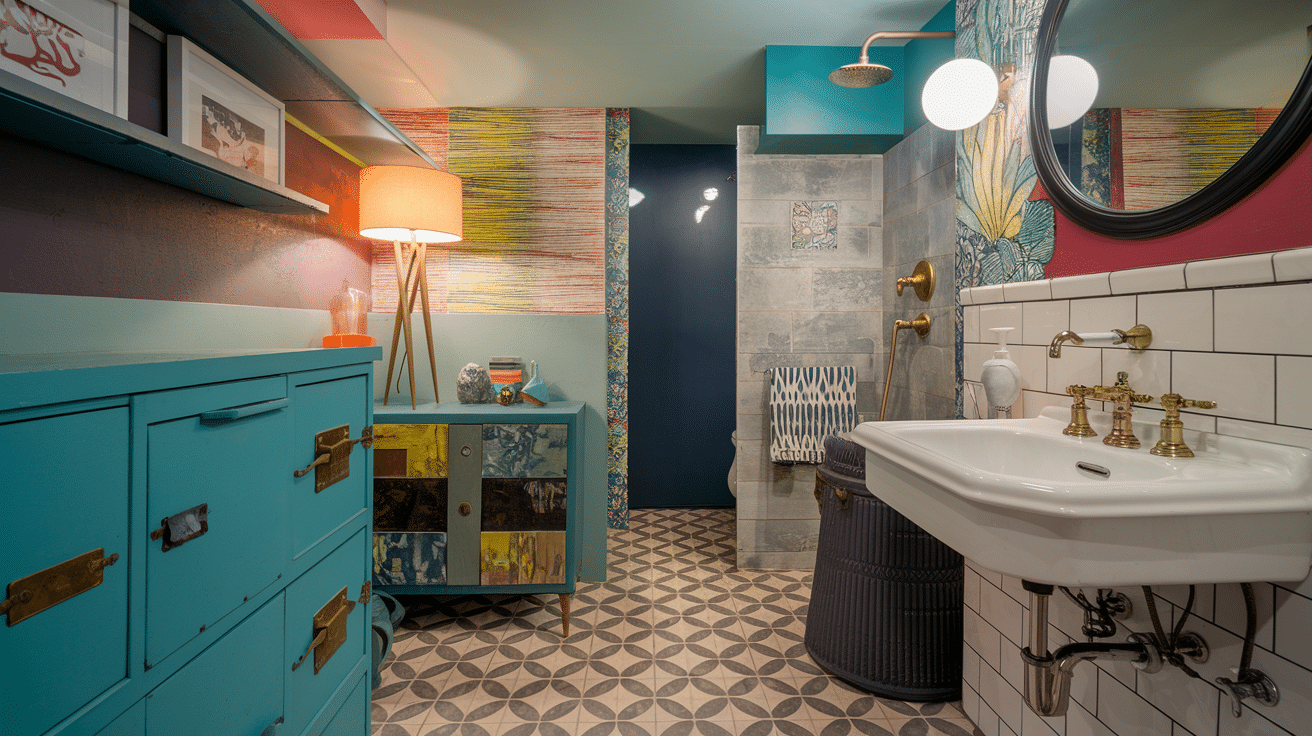 Eclectic_Basement_Bathroom