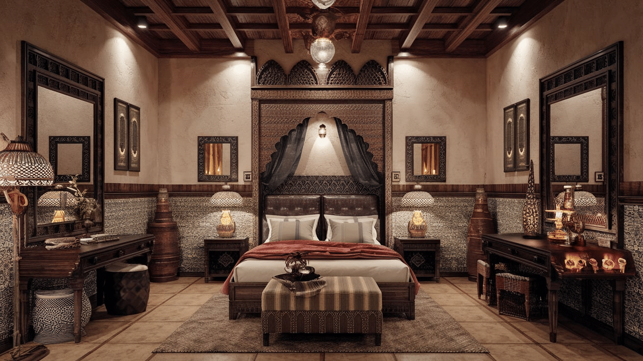 Moroccan_Bedroom_with_Wooden_Accents