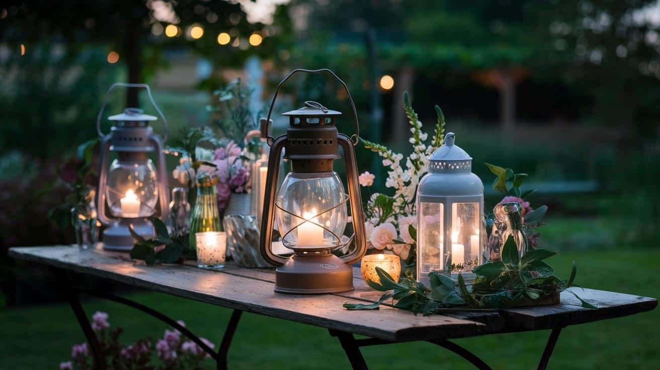 Rustic_Lantern_Centerpieces