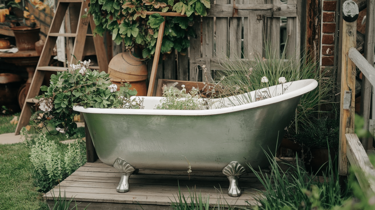 Vintage_Clawfoot_Tub_Garden