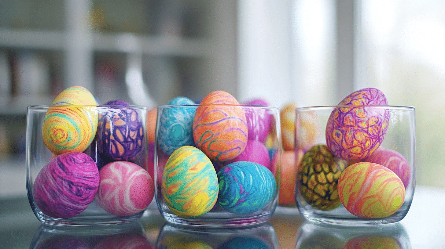 Crayon-Dyed_Egg_Display