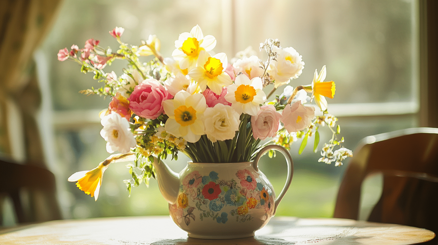 Floral_Tea_Pot_Centerpiece