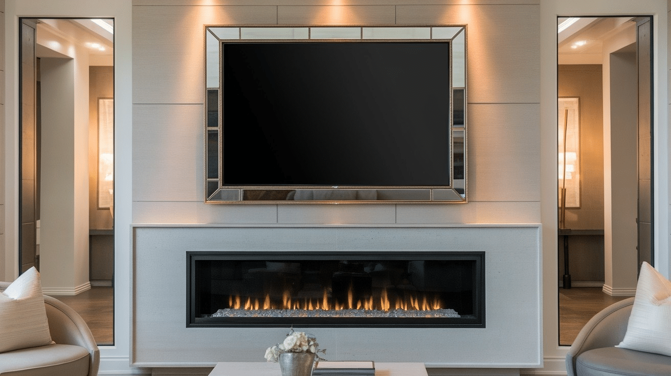 N-32_Mirror_TV_Above_Fireplace