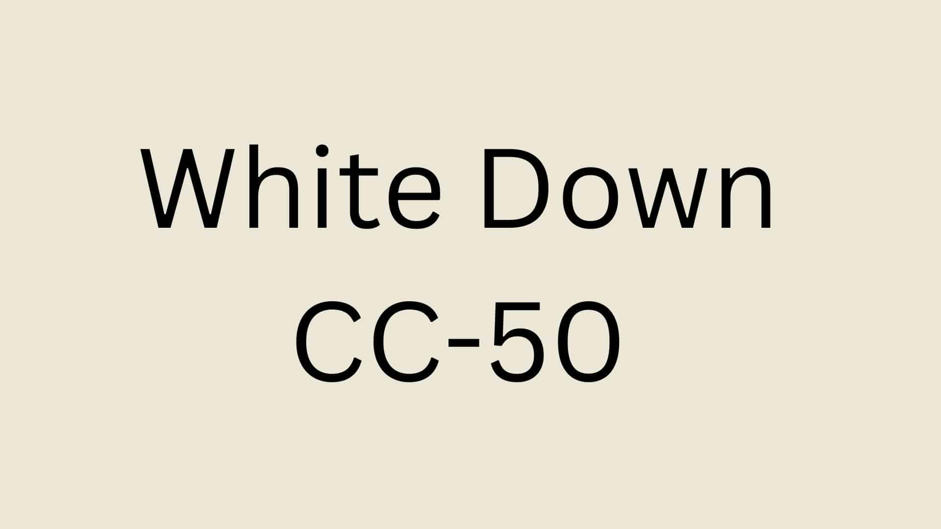 White_Down_CC-50